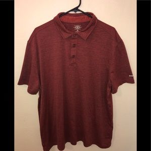 G.H.. Bass & Co. Three-button Stretch Polo.  XL